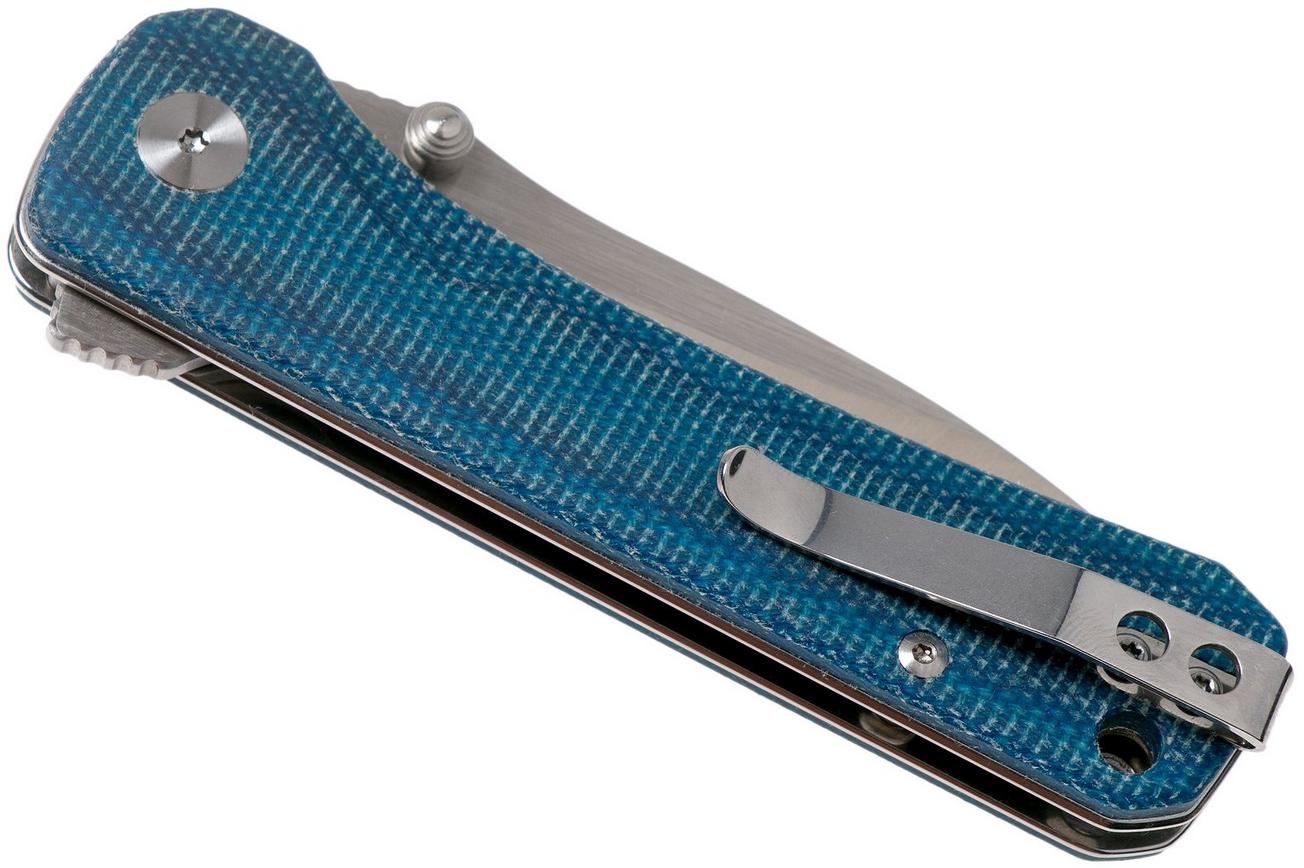 QSP Knife Hawk QS131-I Blue Micarta zakmes