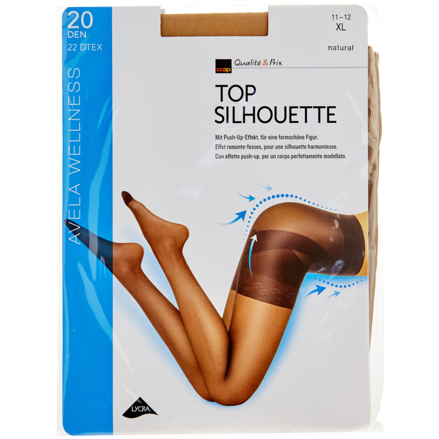 Avela Strumpfhose Top Silhouette Natural