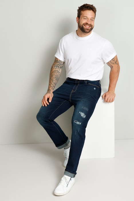 Boston Park Jeans, Bauchfit, destroyed, 5-Pocket, bis Gr. 35