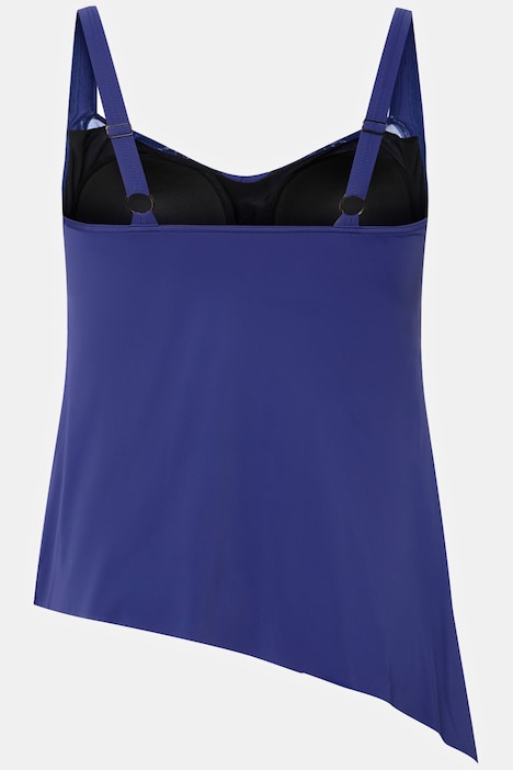 Tankini, Blüten, Softcups, längeres Oberteil
