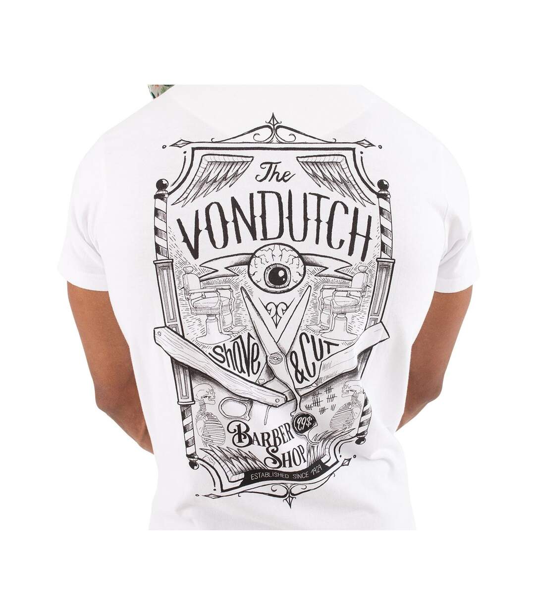 T-shirt col rond regular fit homme en coton Shave