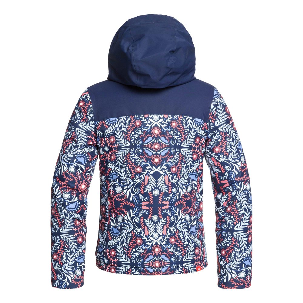 Roxy Delski Skijacke Mädchen medieval blue amparo flowers