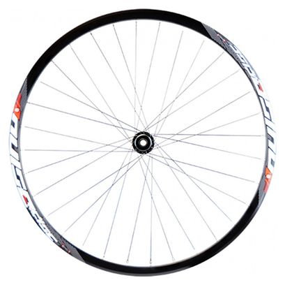 Roue route 700 av jante noir mach1 pulse. moyeu disque centerlock axe traversant 12x100