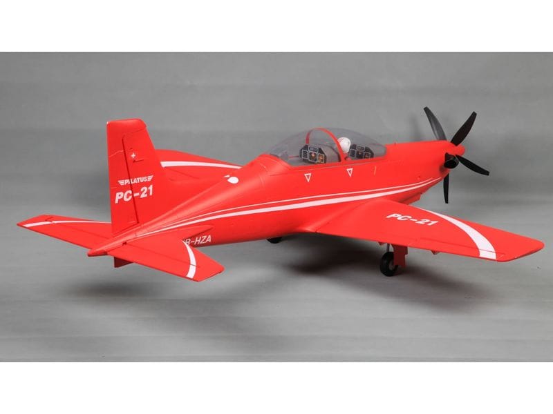 FMS Motorflugzeug Pilatus PC-21 1100 mm PNP Tiefdecker Flugmodell mit Einzeihfahrwerk