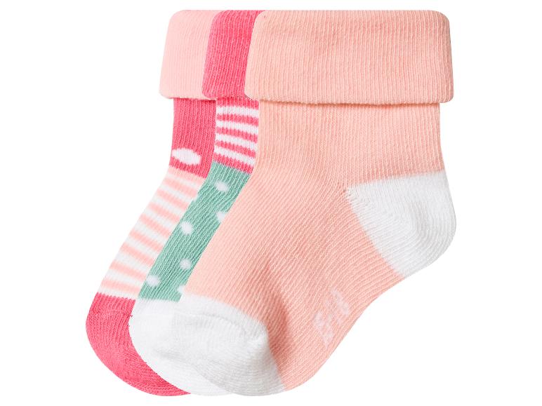 3 Paar baby sokken