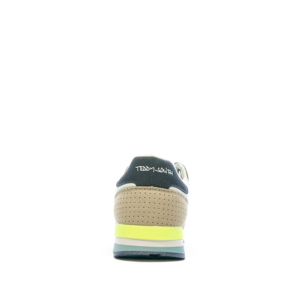 Teddy Smith Baskets Blanc/Beige Homme Teddy Smith Combined