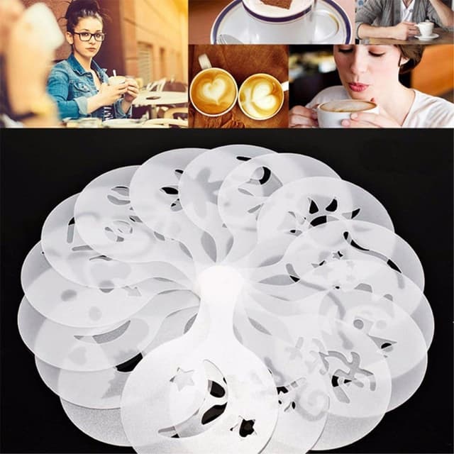 16 kageskabeloner Dekoration Kage Småkager Bage kaffe