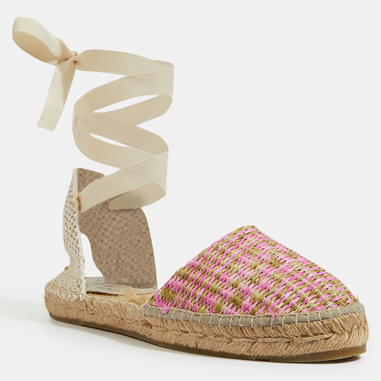 Manebi Espadrilles Valenciana rose/multicolore