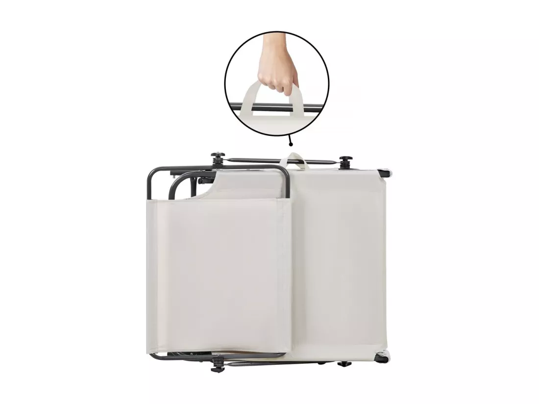 Lot de 2 bain de soleil pliable 