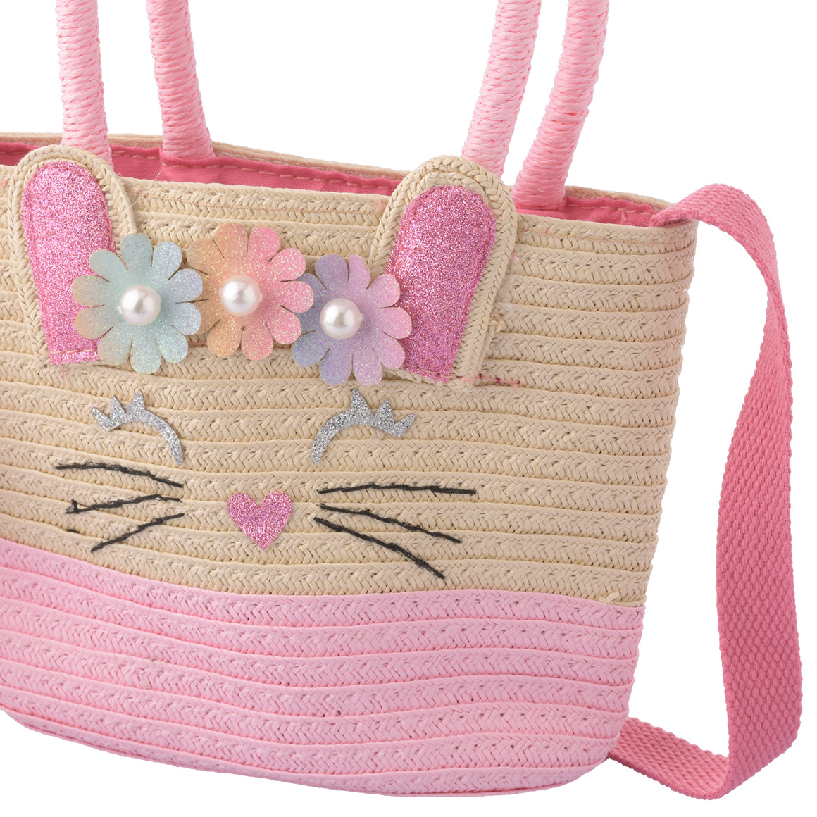 Topolino Mädchen Tasche mit Hasen-Motiv beige / rosa