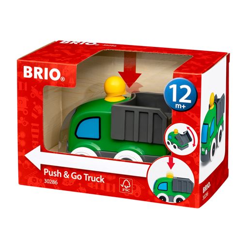 BRIO Push & Go Lastbil
