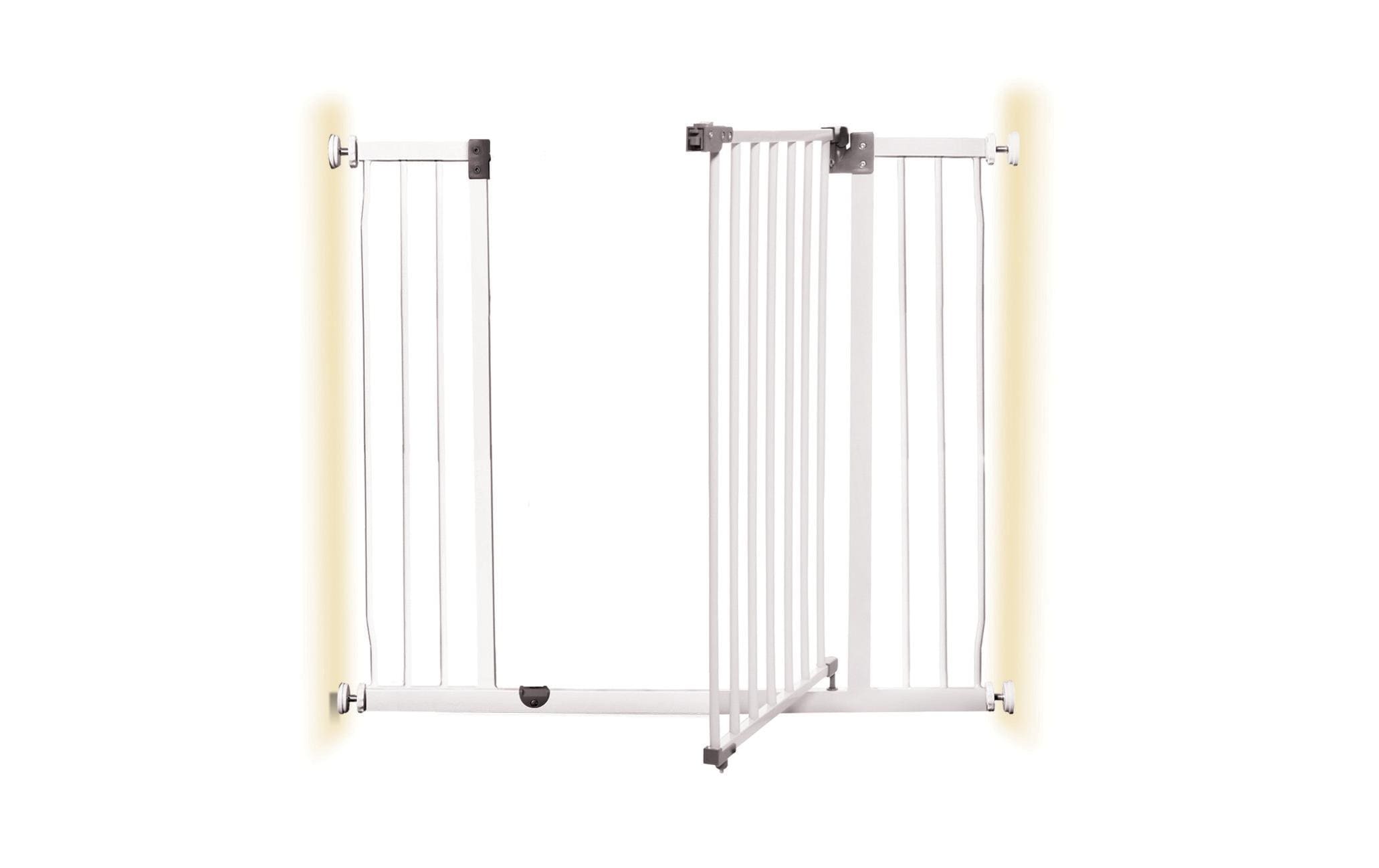 Türschutzgitter Liberty Xtra tall + Xtra wide 99 - 105.5 cm<br>Extra hohes & breites Metall-Gangschutzgitter zum Einklemmen