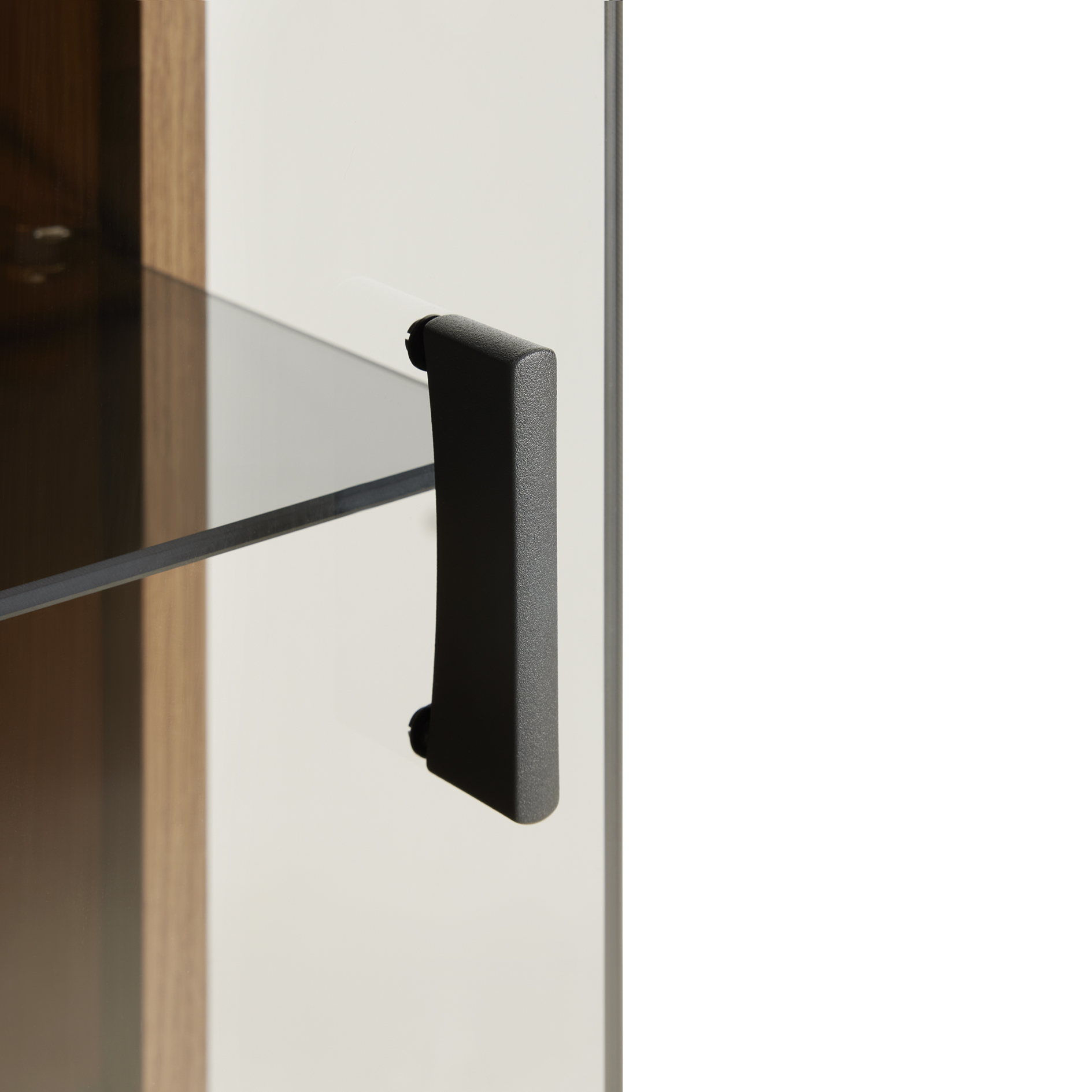 Standvitrine - Evoke Eiche - mit Schattenfuge - 191 cm
