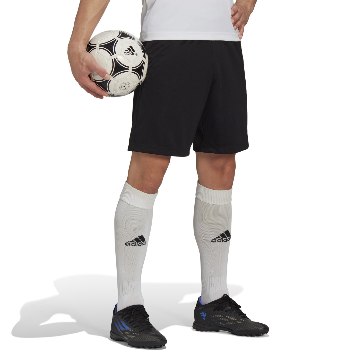 Adidas Entrada 22 Trainingsbroekje Zwart Wit