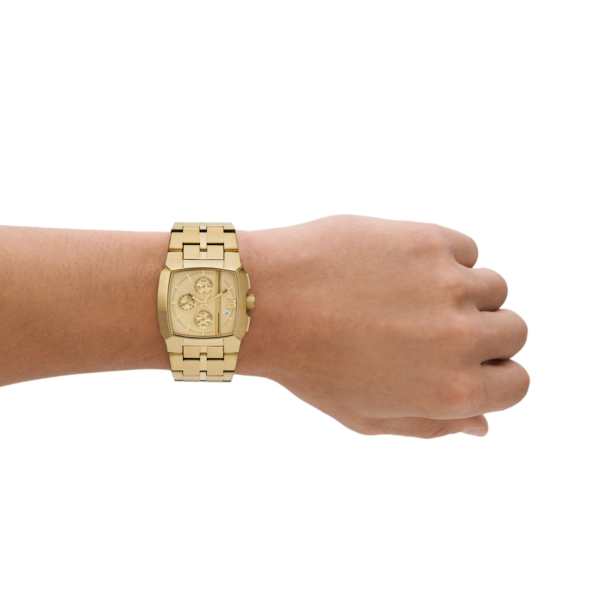 Montre DIESEL cliffhanger homme bracelet acier inoxydable doré