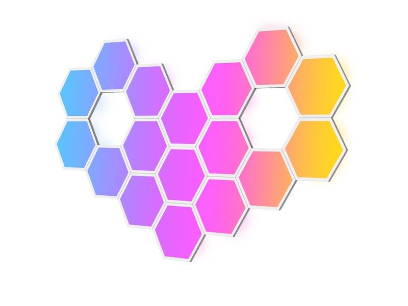Govee Panelleuchte Glide Hexa, 10er, RGBIC Light Panels