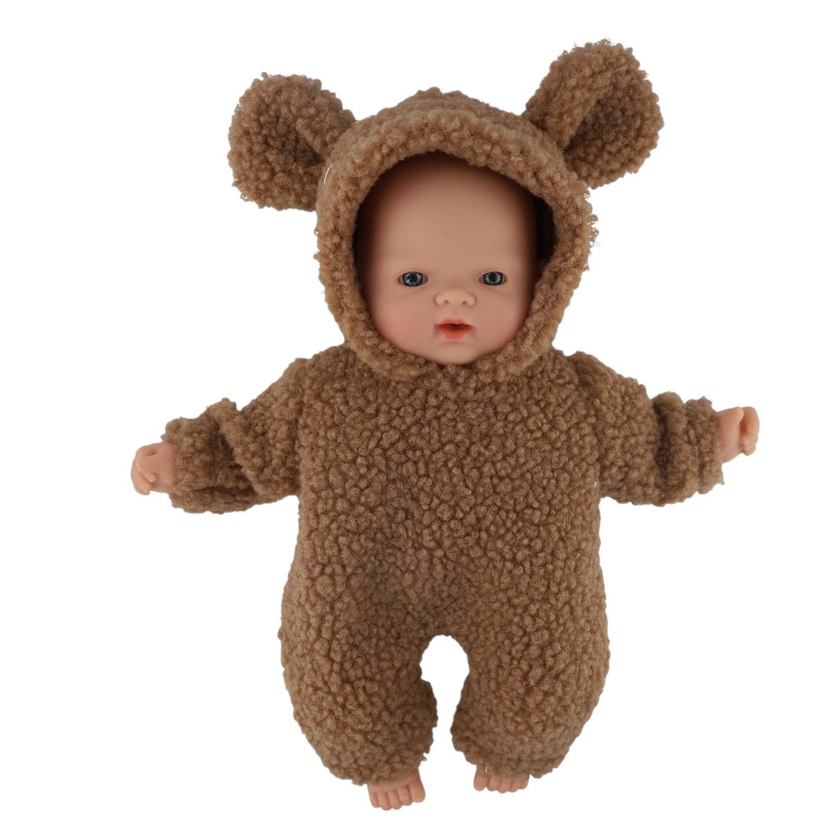 Petite poupée Romane combinaison ourson Frisette