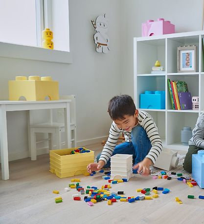 LEGO? Storage Opbevaringsboks - 4 Knopper - 25x25x18 - Cool Yell