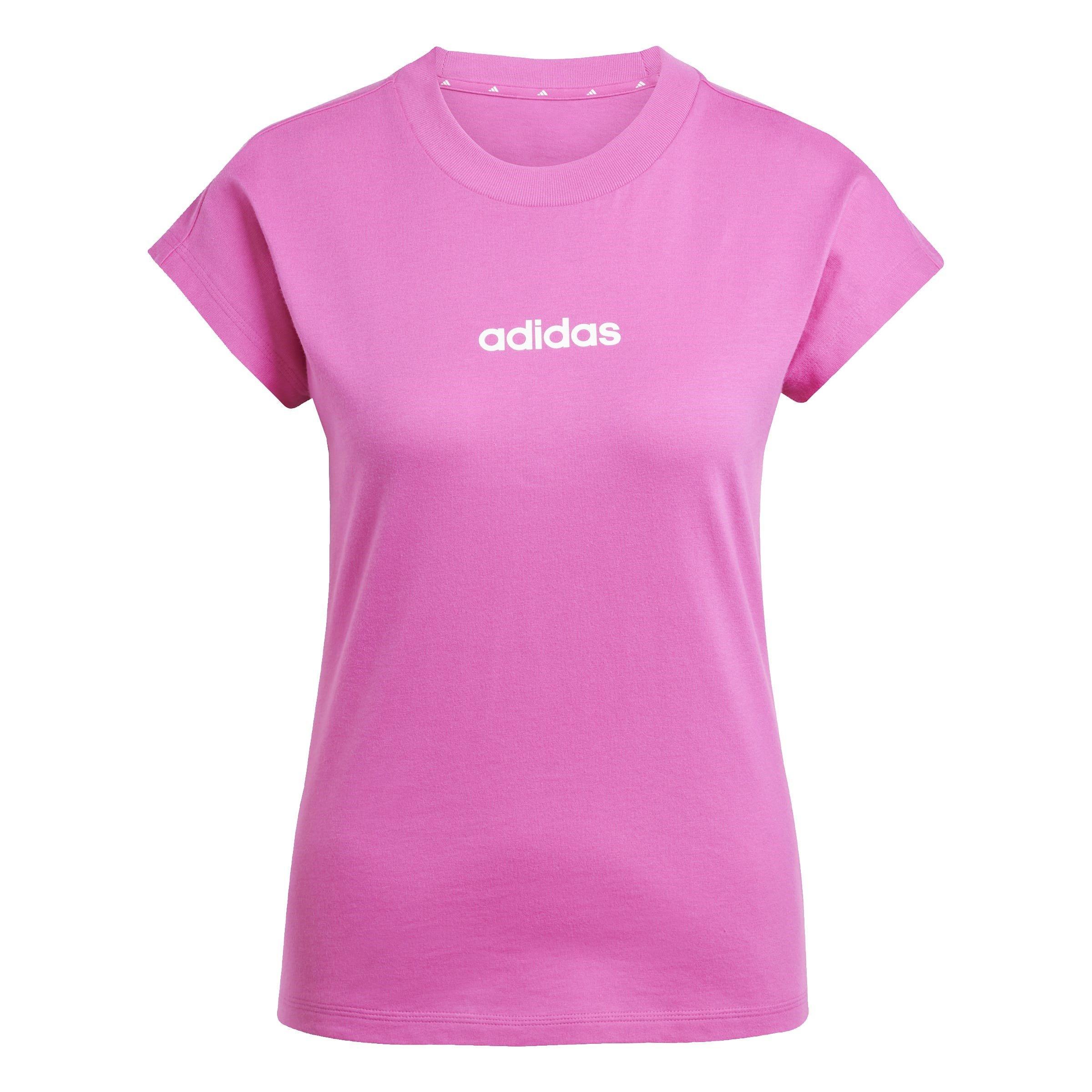 adidas Essentials Linear Cotton T-Shirt Womens