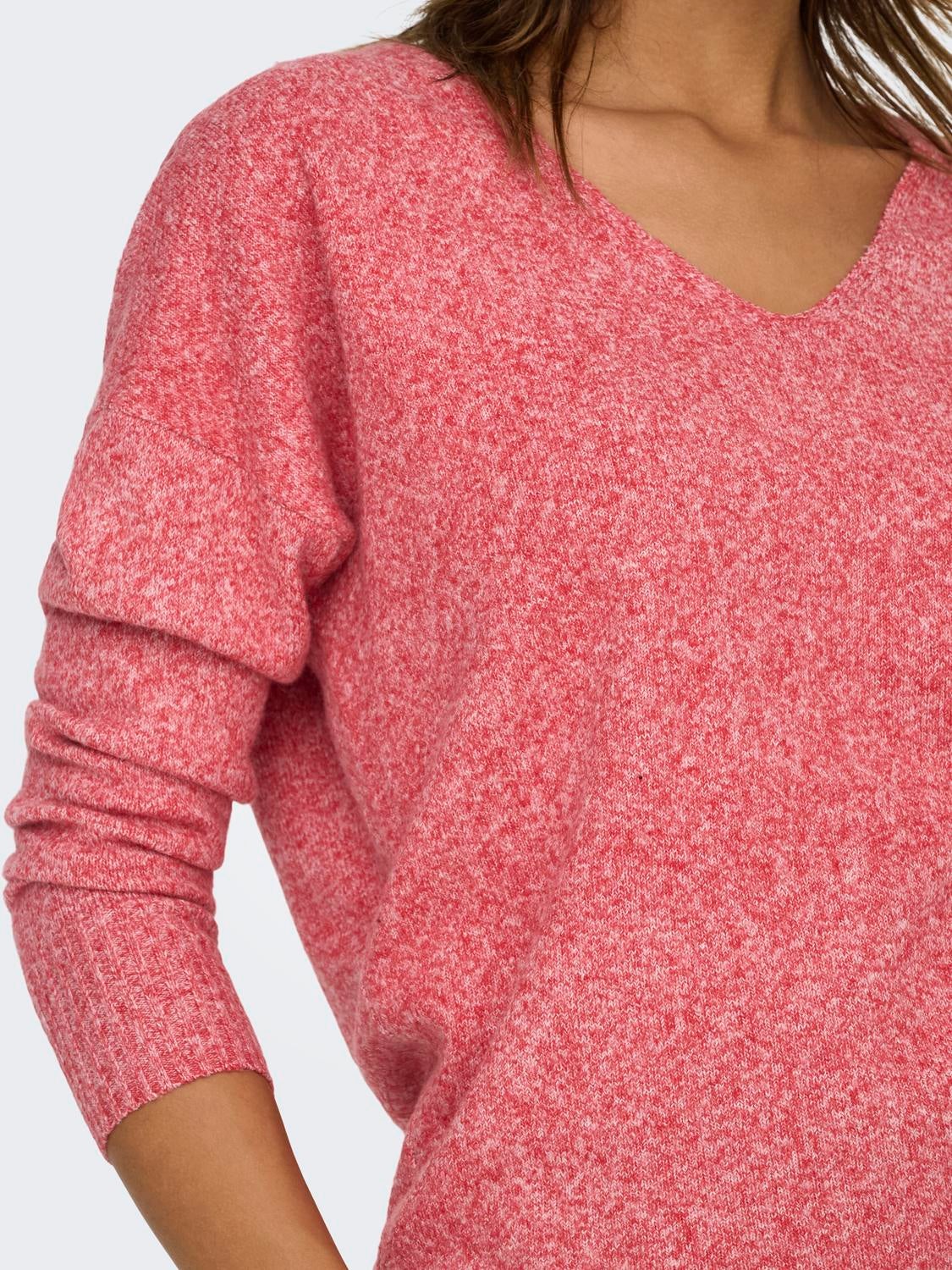 ONLRICA Strickpullover True Red
