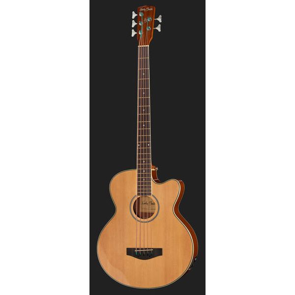 Harley Benton B-35NT Acoustic Bass Bundle