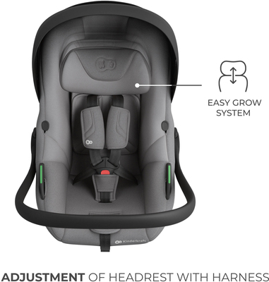 Kinderkraft I-LITE Babybilstol inkl. ENDURA SAFE FX Base, Grey