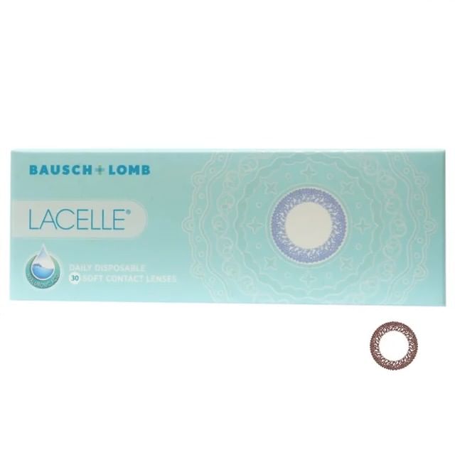 BAUSCH+LOMB - Lacelle 1 Day Limbal Ring Color Lens Tender Brown 30 stuks