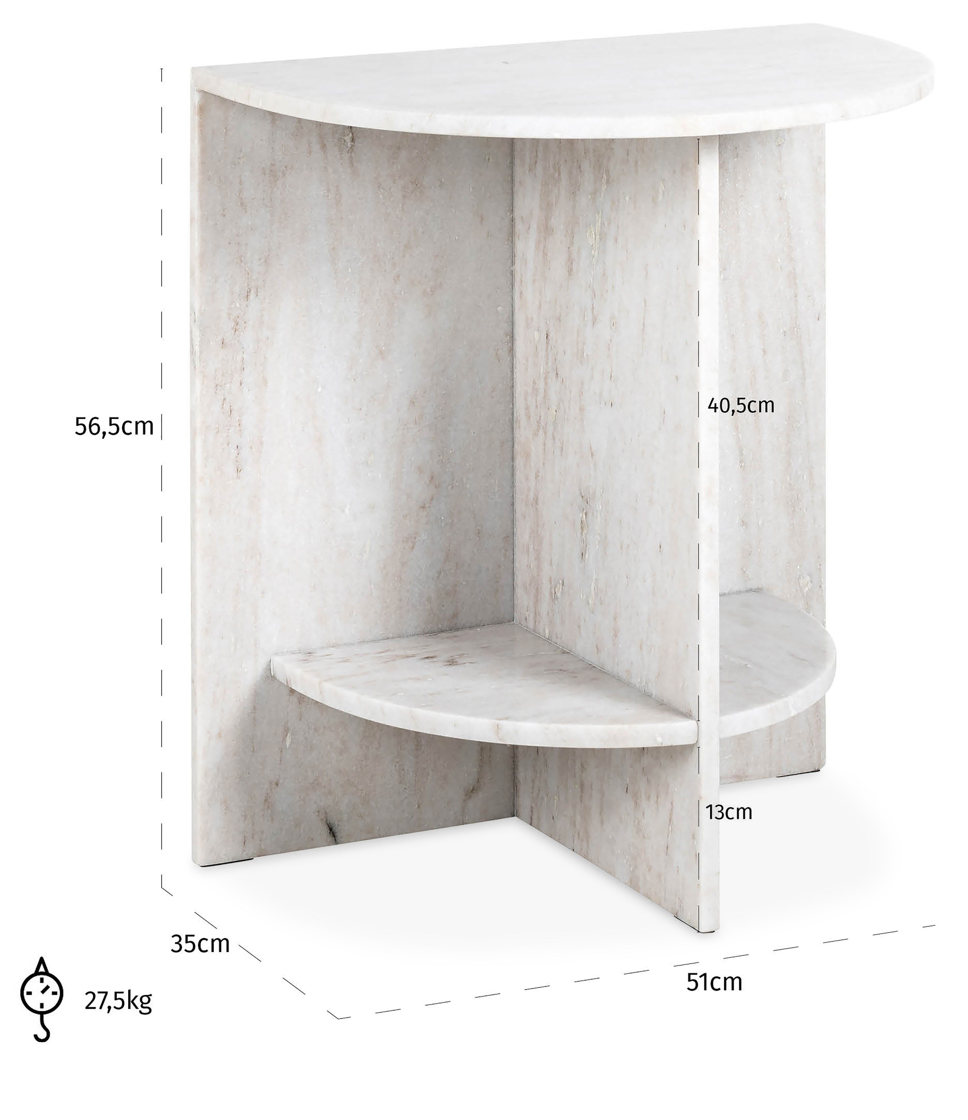 Bijzettafel 212550 Lansky B51 x D35 x H56.5 cm