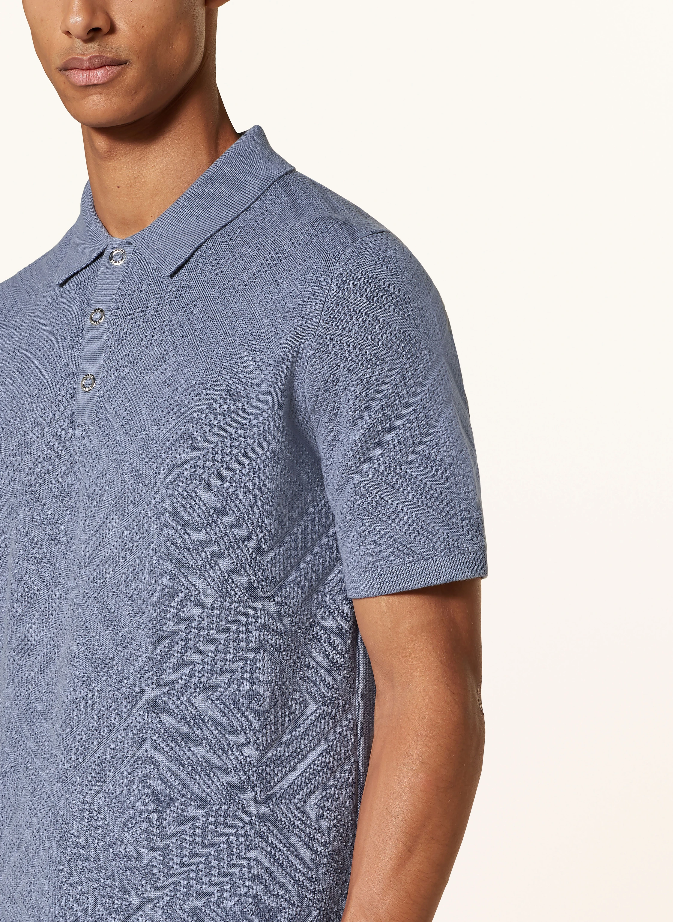 REISS Strick-Poloshirt LUPTON