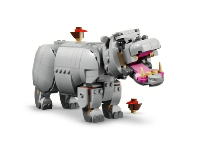 LEGO Wilde dieren: machtige neushoorn met vogels (31171)