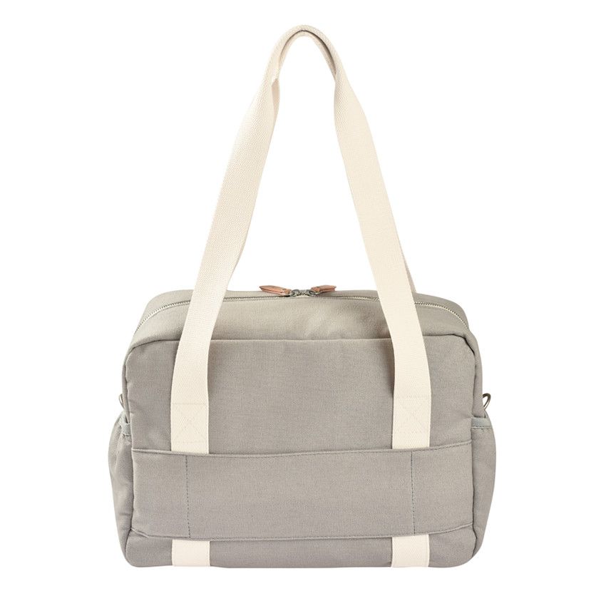 Sac à langer Paris - Gris perle - Ecru