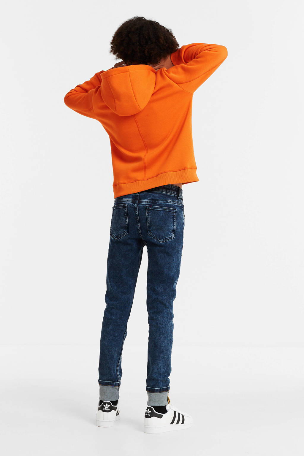 anytime slim fit jeans blauw
