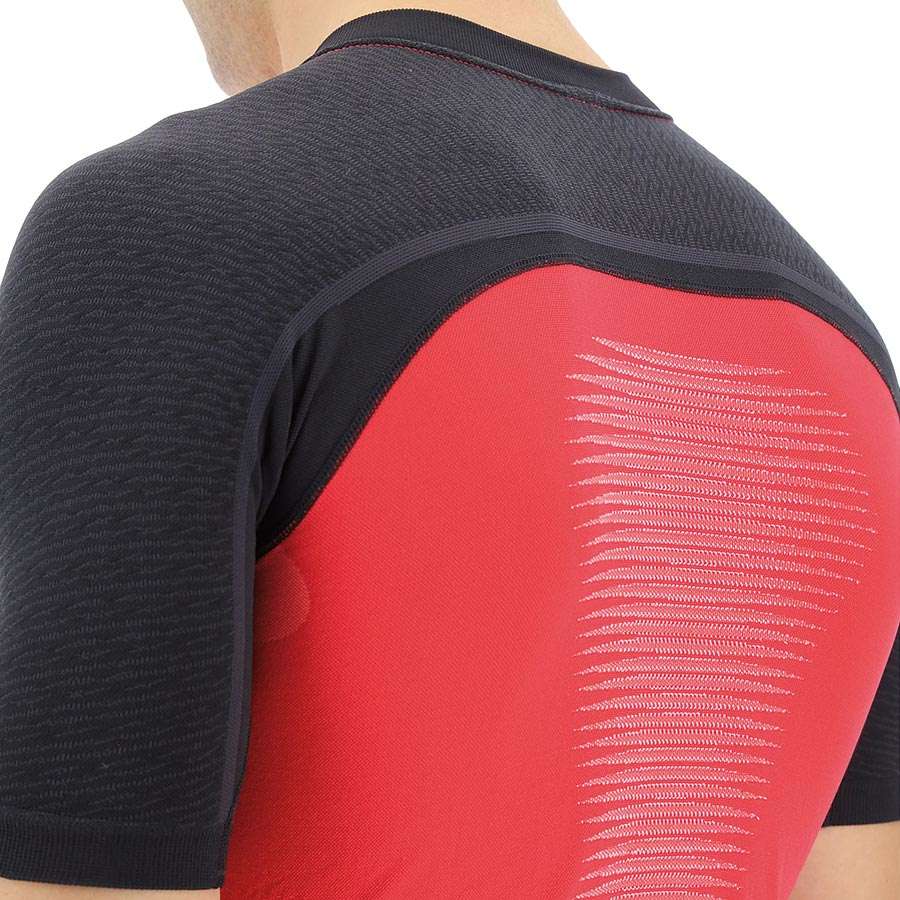 UYN Granfondo Fietsshirt Korte Mouwen Rood/Zwart Heren