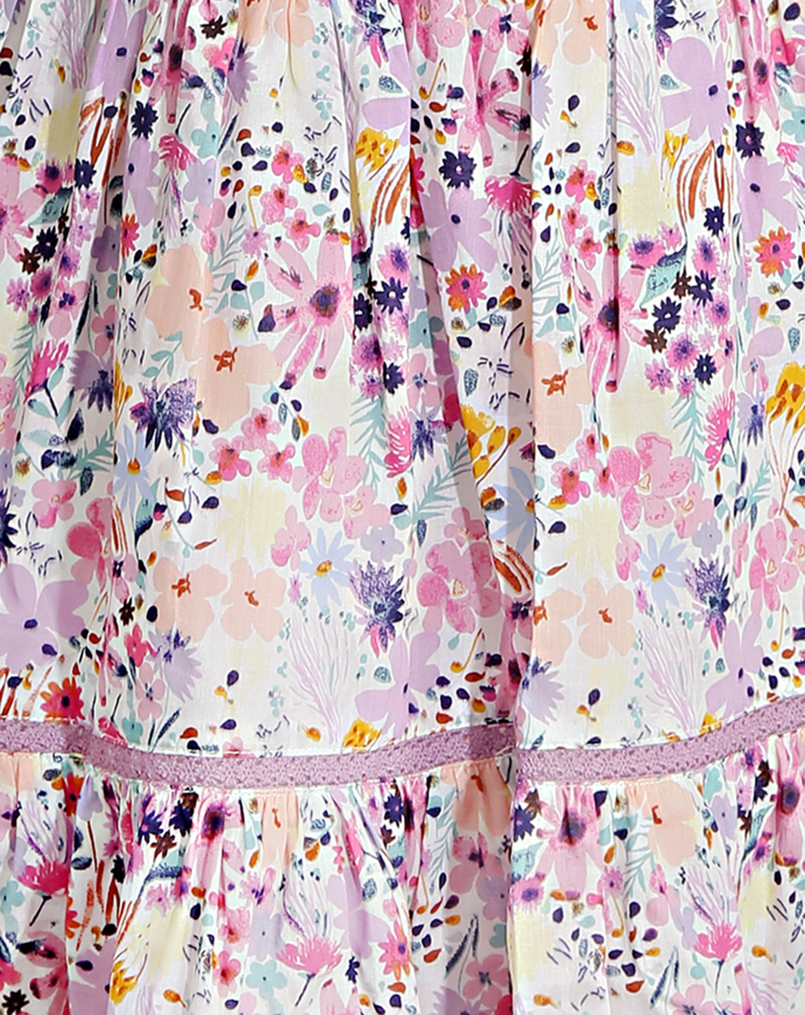 Träger-Kleid FLOWER PARADISE in flieder