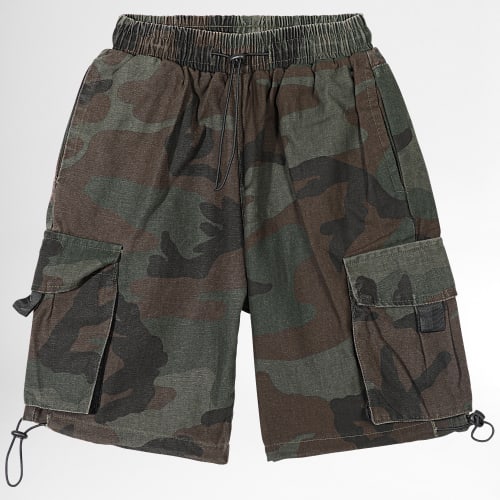 Short Cargo Enfant ZD022 Vert Kaki Camouflage