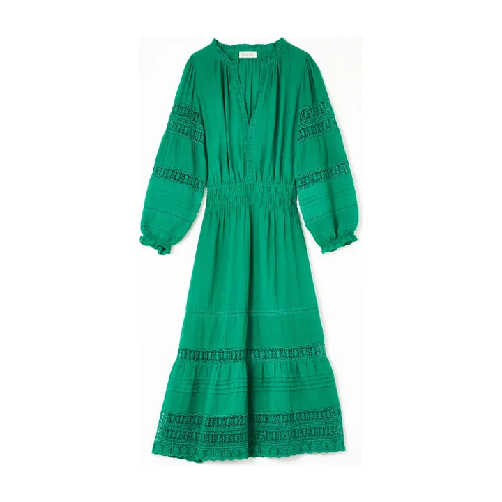 M.A.B.E. Robe Longue Loretta | Vert