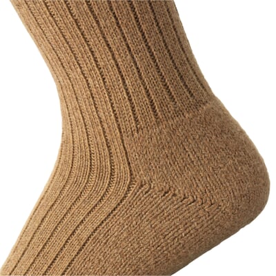 Socke Kamelhaarzwirn, Braun