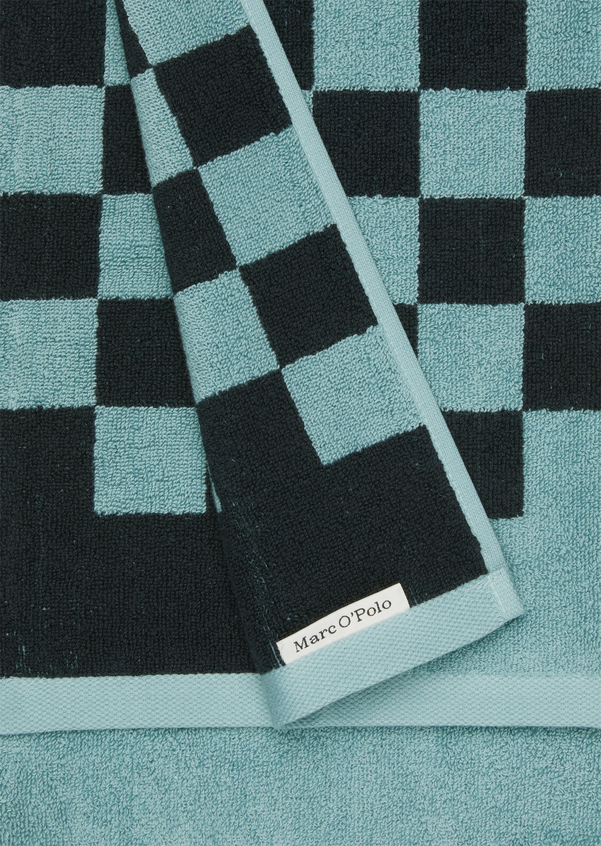Gästehandtuch Modell CHECKER mit Jacquard-Karomuster