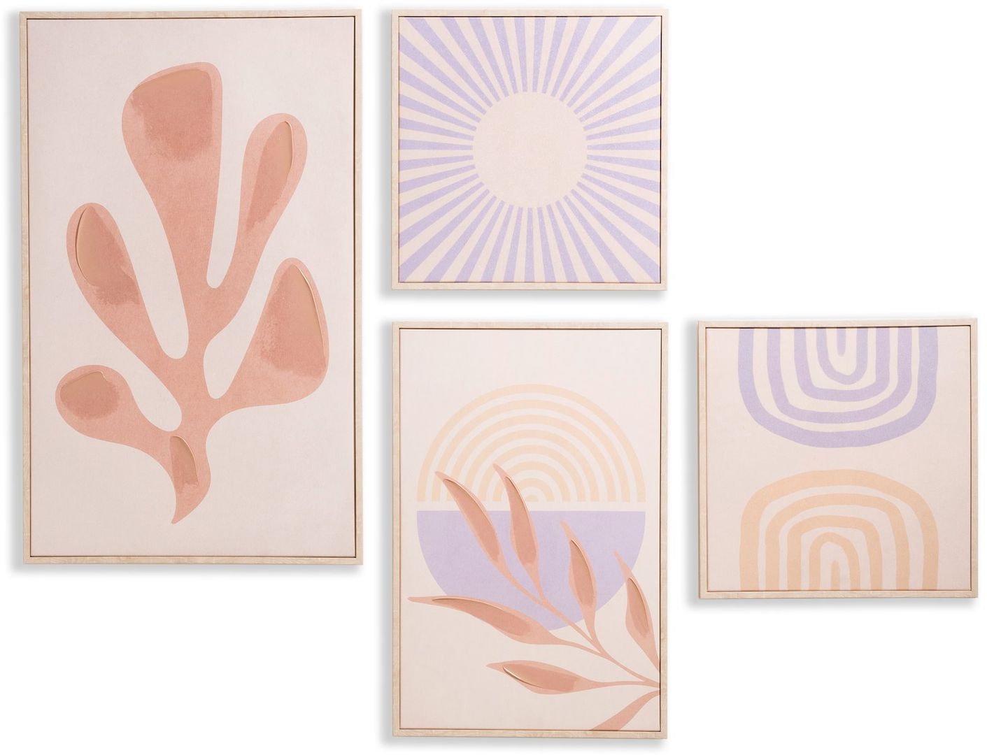 COCO maison   Moos Set 4 Wanddecoratie