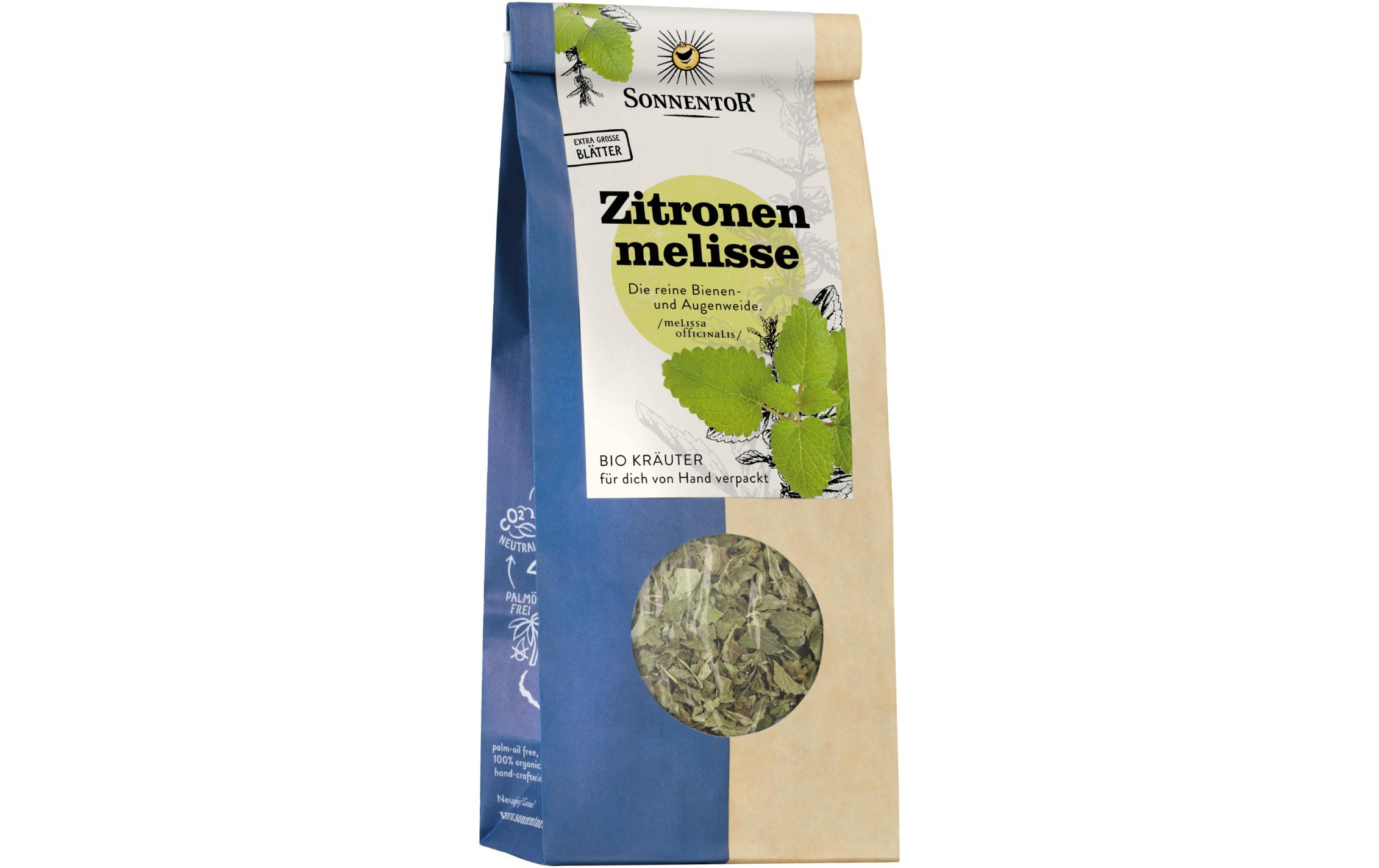 Teemischung Bio Zitronenmelisse lose 50 gSonnentor Zitronenmelisse