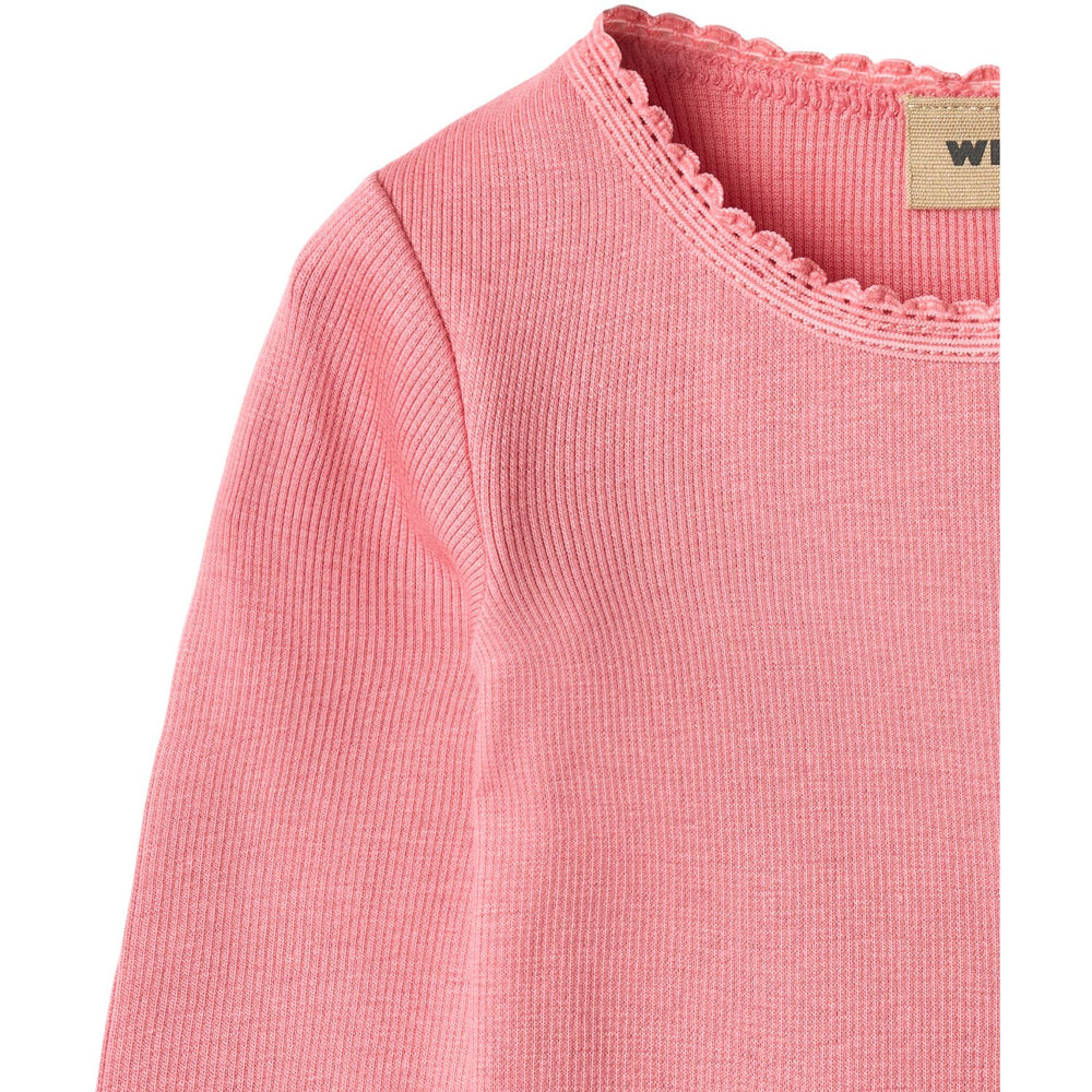 Køb Wheat Soft Pink Rib Bluse Reese