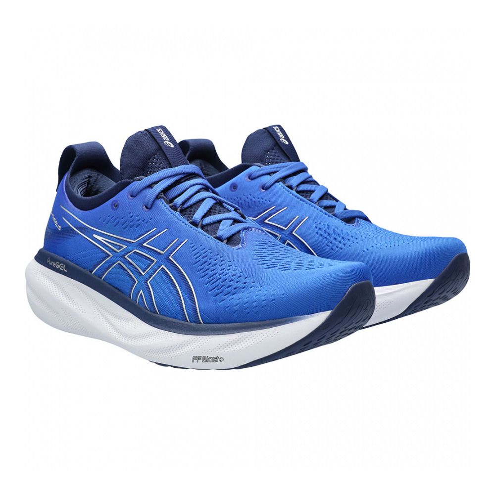Asics GEL-NIMBUS 25 - Chaussures running Homme illusion blue/pure silver