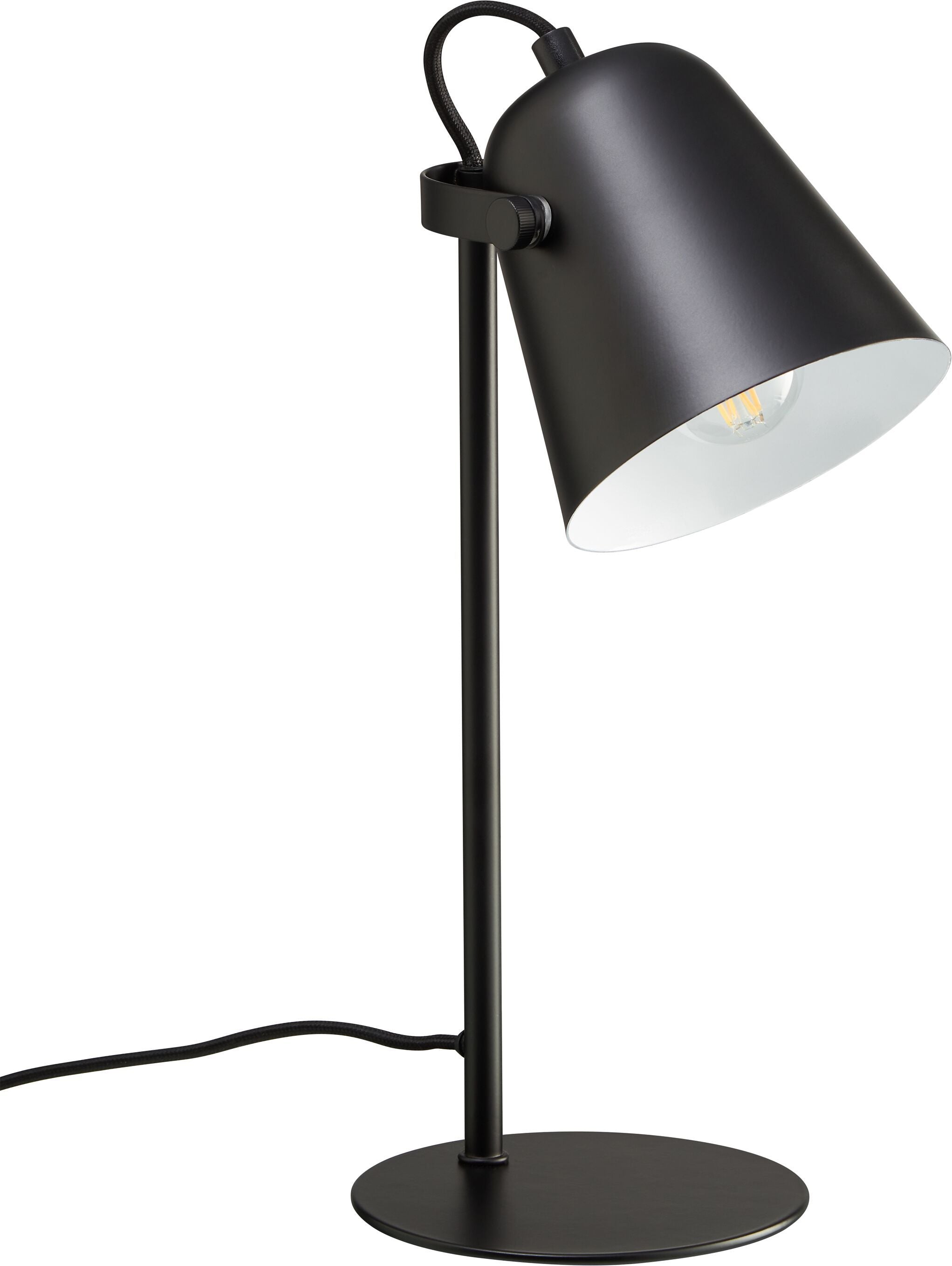 PIETRO Tischleuchte - Schwarz / H: 34.0 cm x D: 13.5 cm