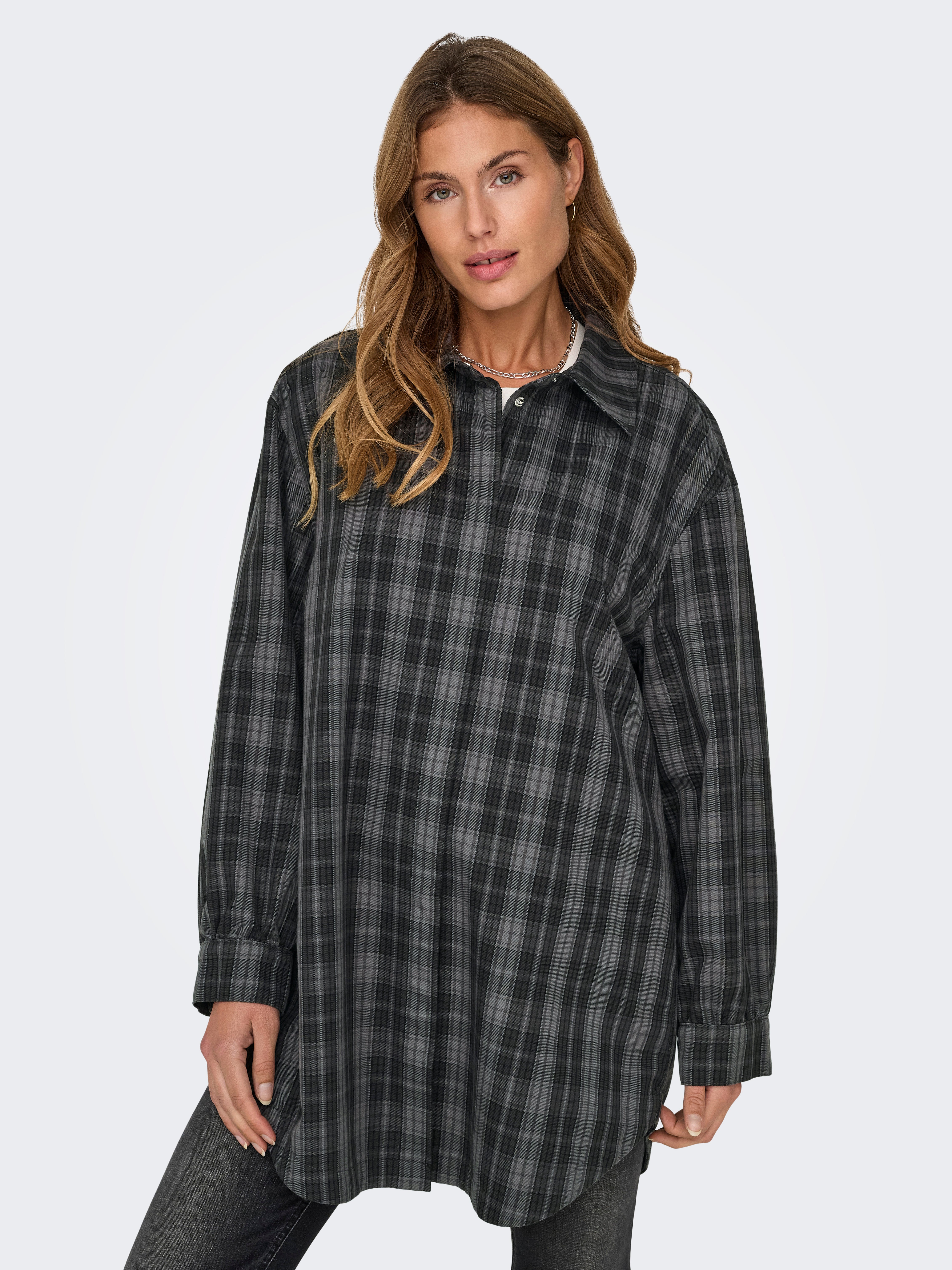 ONLIMMA Hemdjacke Dark Grey