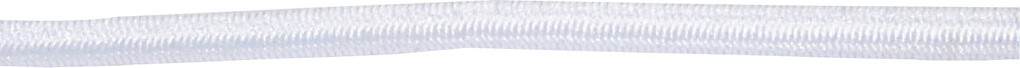 Elastiksnor - 2 MM - Hvid - 250 M
