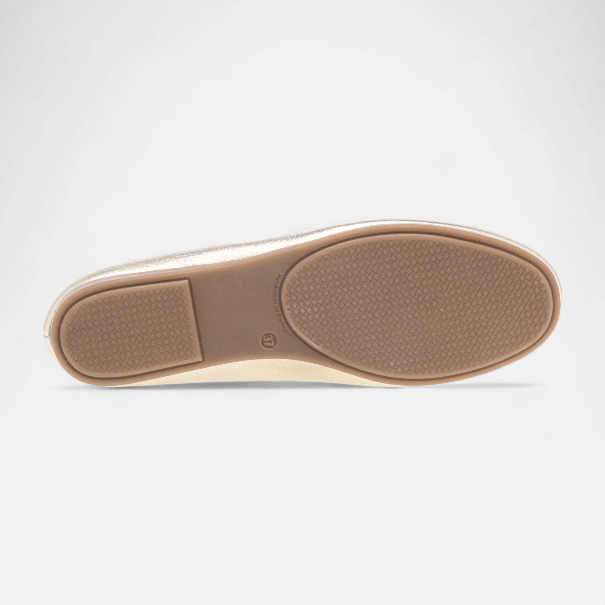 Mocassins Femme en cuir or