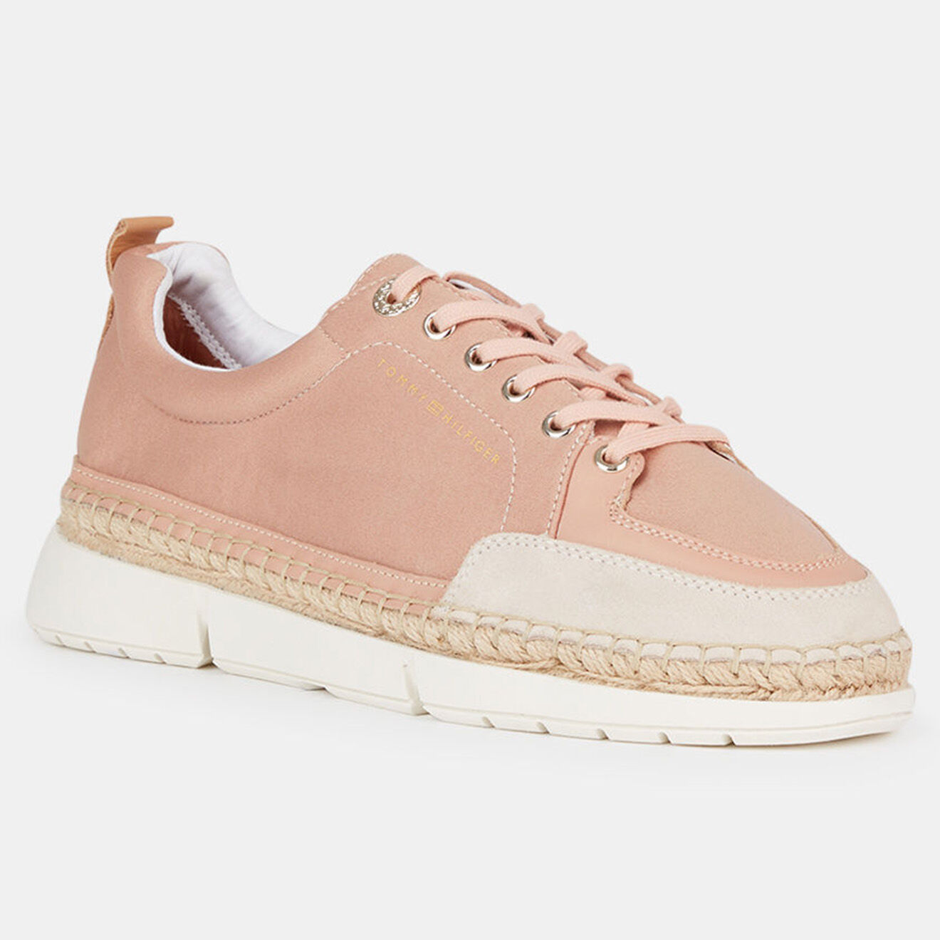 Tommy Hilfiger Baskets espadrilles Sporty Hybrid rose poudré