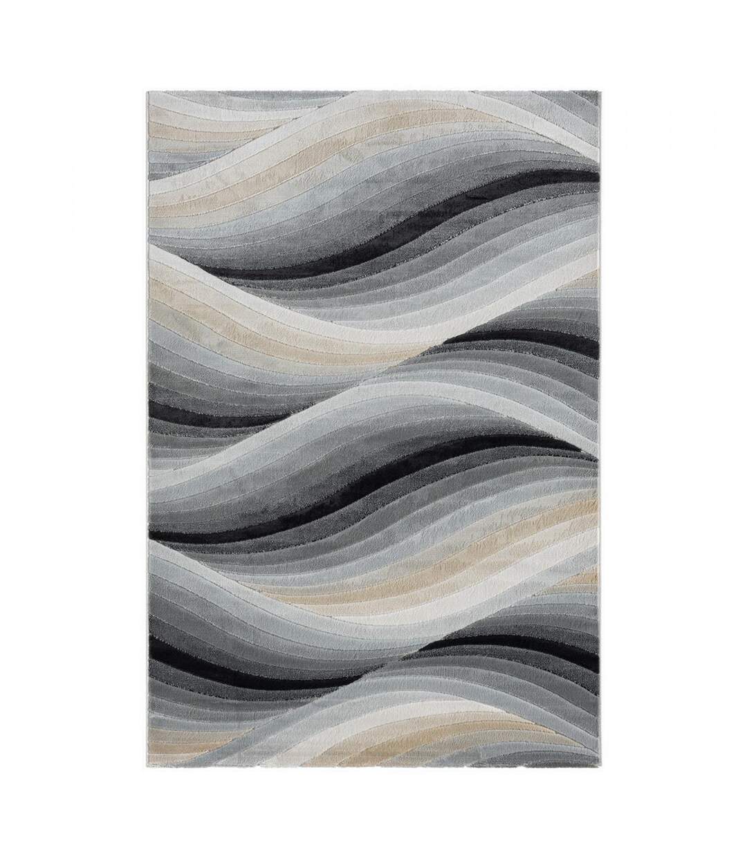 Tapis moderne SOLGA C en polypropylène doux et soyeux OEKO TEX