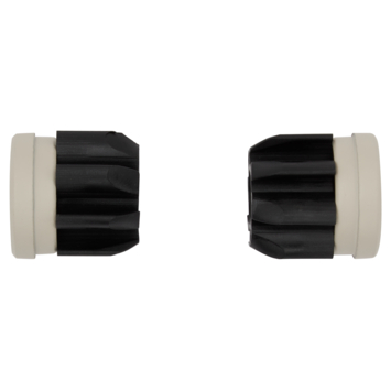 Intensions eindknop Refined 28mm warm grey 2 stuks