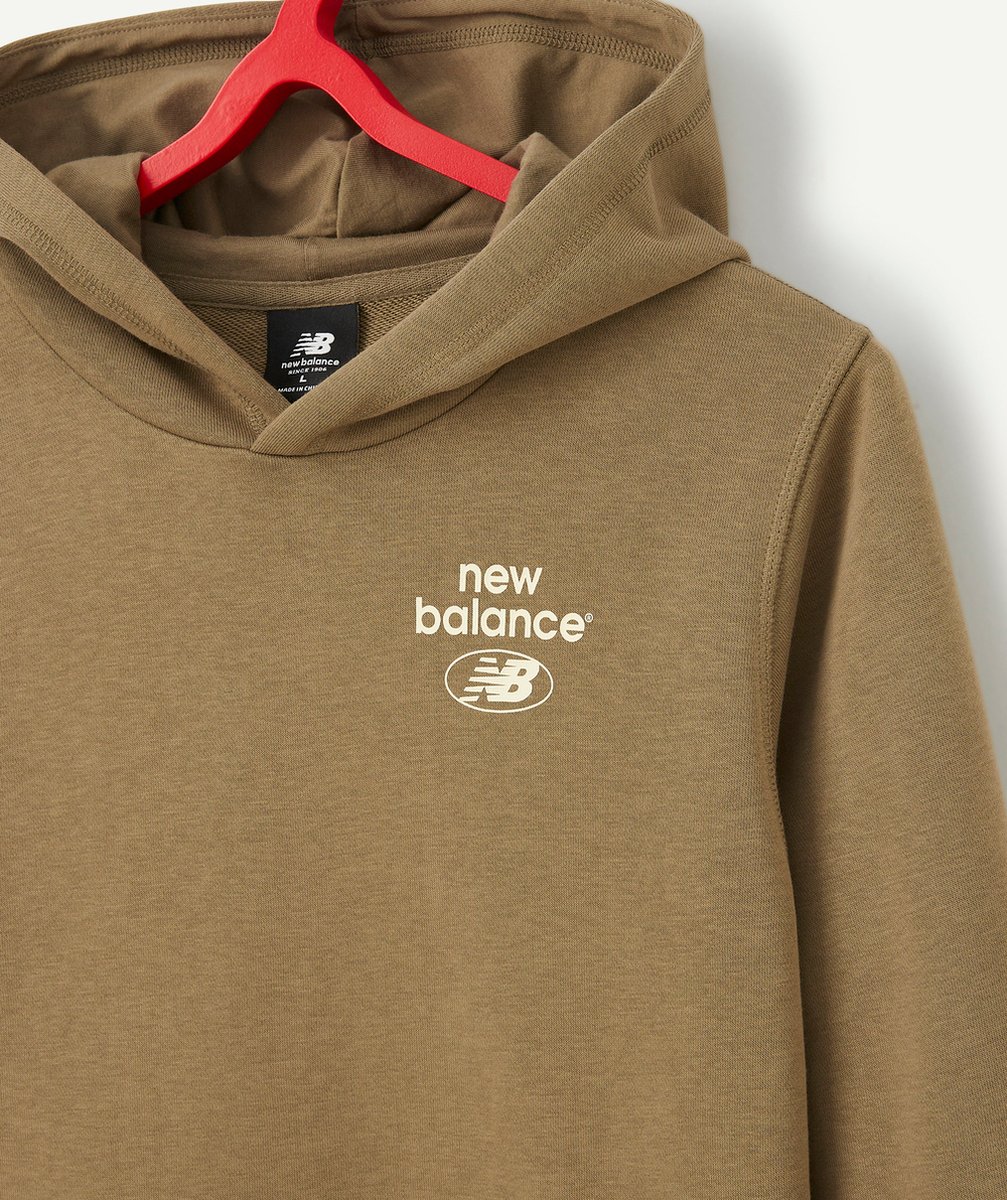 NEW BALANCESWEAT À CAPUCHE ESSENTIALS REIMAGINED GARÇON KAKI